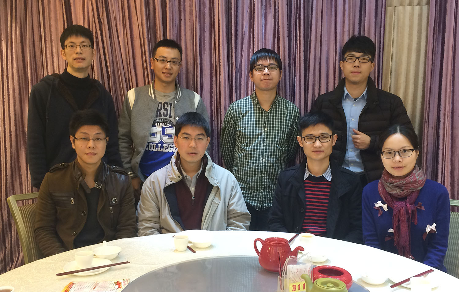 YC Wu's research group picture Feb 2015